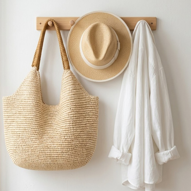 Bolsa de Ombro de Palha Trança - Women'S Raffia Bags avaliação e preço